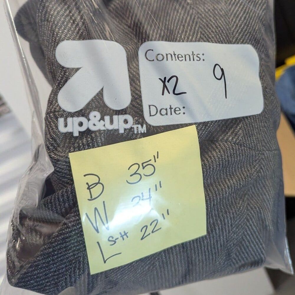New York & Company Size 8 NWT Chevron Black & Charcoal‎ Gray Blazer - Picture 7 of 7